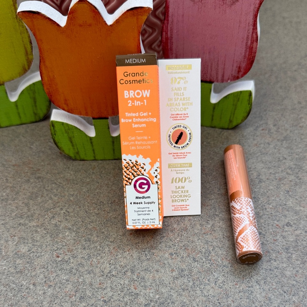 Grande Cosmetics Brow Enhancing Serum - Medium Brown